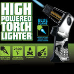 Zinc Torch Lighter- 6 Pieces Per Retail Ready Display 23118 SMOKEZILLA
