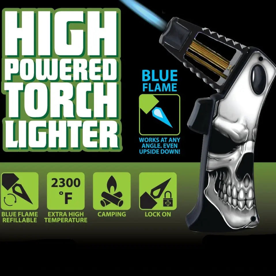 Zinc Torch Lighter- 6 Pieces Per Retail Ready Display 23118 SMOKEZILLA