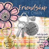 Keychain Friendship Heart Shape - 12 Pieces Per Retail Ready Display 23122 KIPP BROTHERS