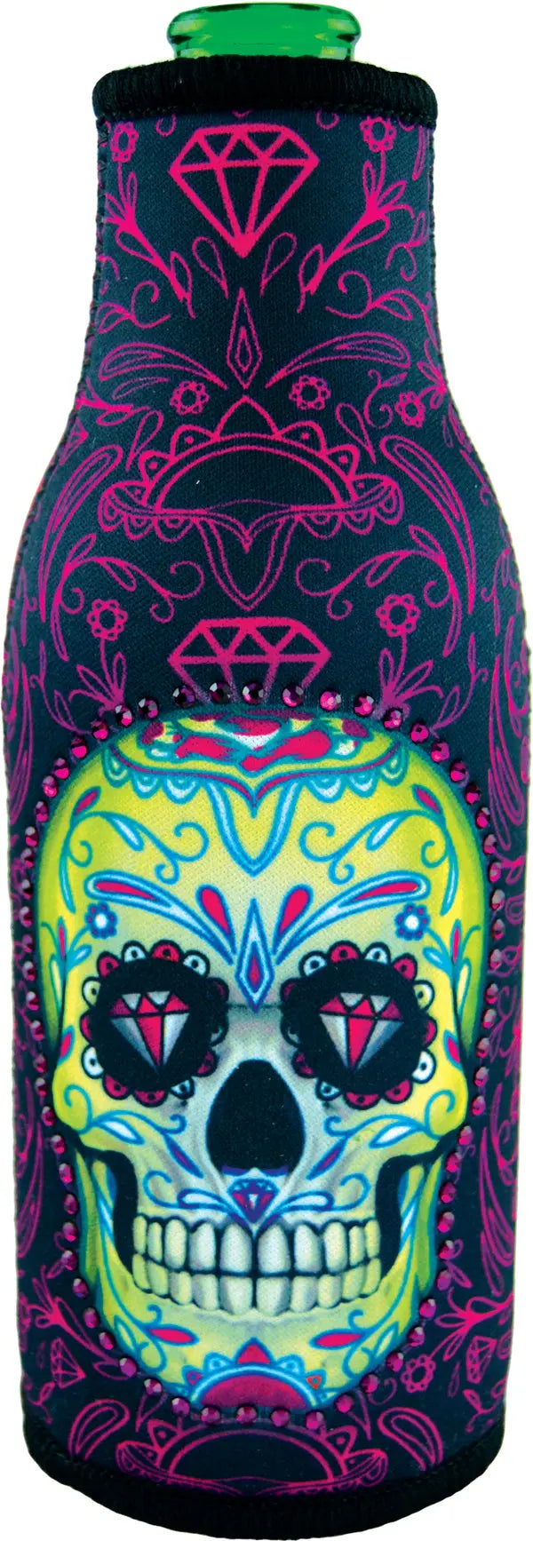 Neoprene Rhinestone Bottle Suit Cooler - 6 Per Retail Ready Display 23127 POLAR GEAR