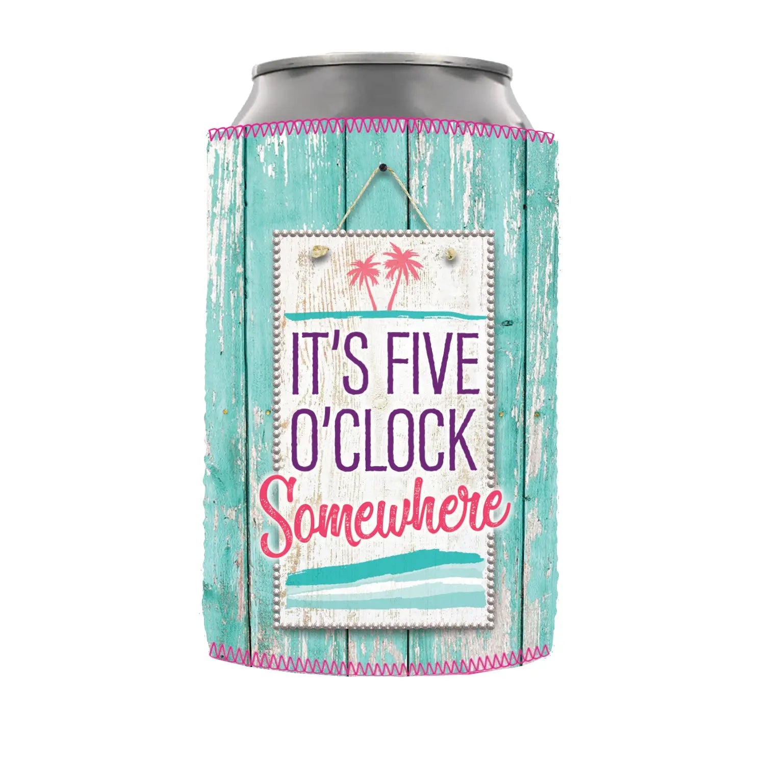 Neoprene Rhinestone Can and Bottle Cooler - 6 Per Retail Ready Display 23131 POLAR GEAR