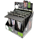 Metal Magnetic Lighter Case - 12 Pieces Per Retail Ready Display 23153 SMOKEZILLA