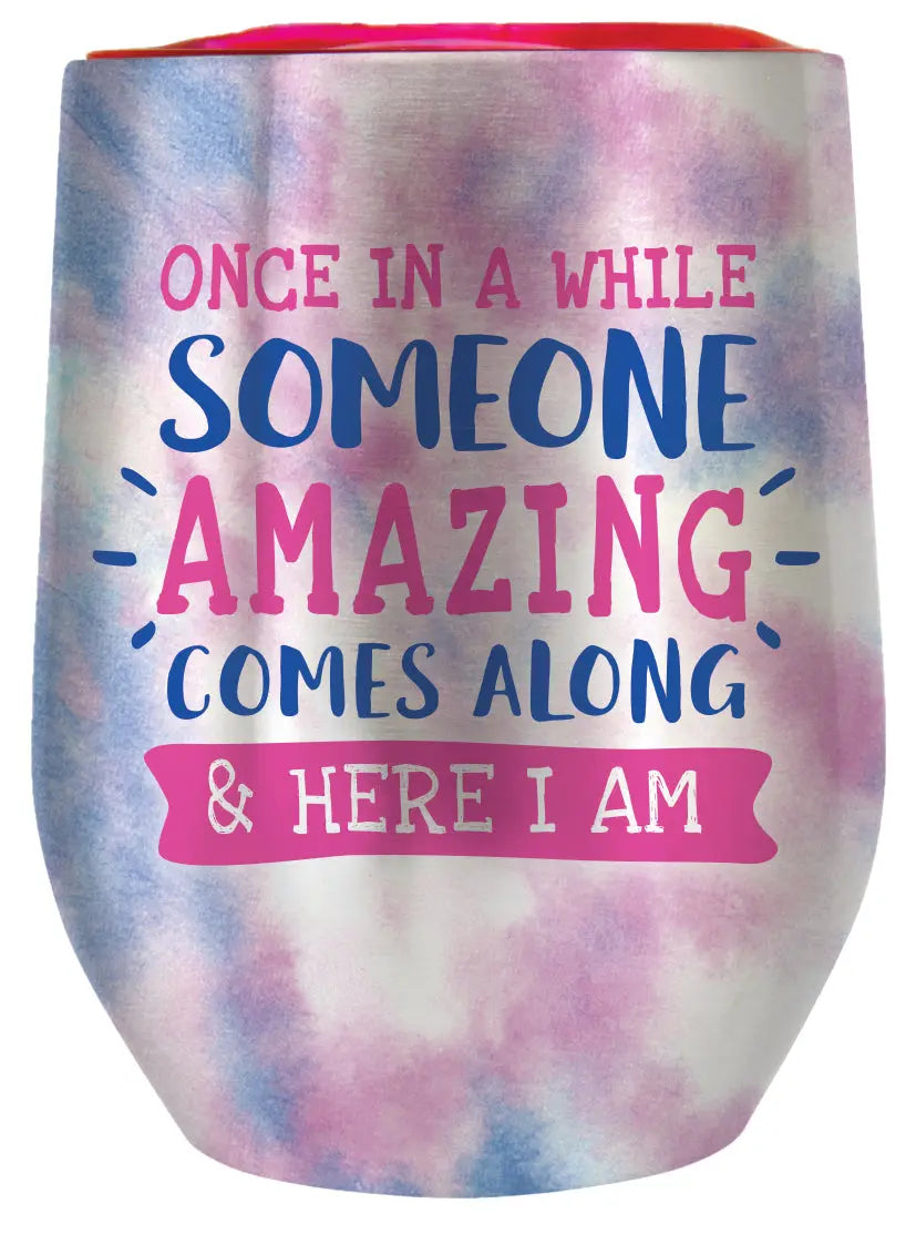 12 oz Insulated Stainless-Steel Wine Cup - 6 Pieces Per Retail Ready Display 23158 ROUGHNECK