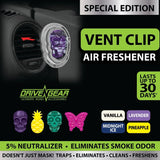 Air Freshener with Vent Clip - 12 Pieces Per Retail Ready Display 23161 GADGET GEAR