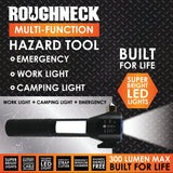 LED Flashlight Multi-Function Hazard Tool - 6 Pieces Per Retail Ready Display 23180 ROUGHNECK