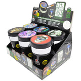 Printed Lid Butt Bucket Ashtray with USB Coil Lighter and LED Light - 6 Pieces Per Retail Ready Display 23181 SMOKEZILLA