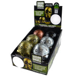 Metal 3 Piece Skull Grinder with Magnetic Closure - 6 Pieces Per Retail Ready Display 23183 SMOKEZILLA