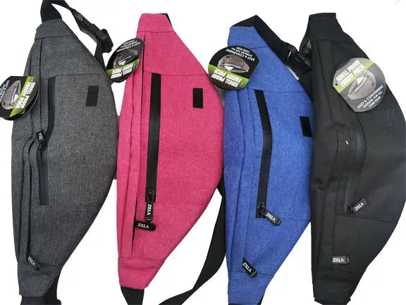 Smell Proof Fanny Pack Hip Sack with Zipper - 6 Pieces Per Retail Ready Display 23190 SMOKEZILLA