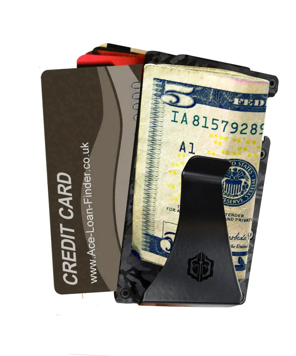 Patriotic RFID Blocking Thin Wallet with Clip - 6 Pieces Per Retail Ready Display 23196 TAC GEAR