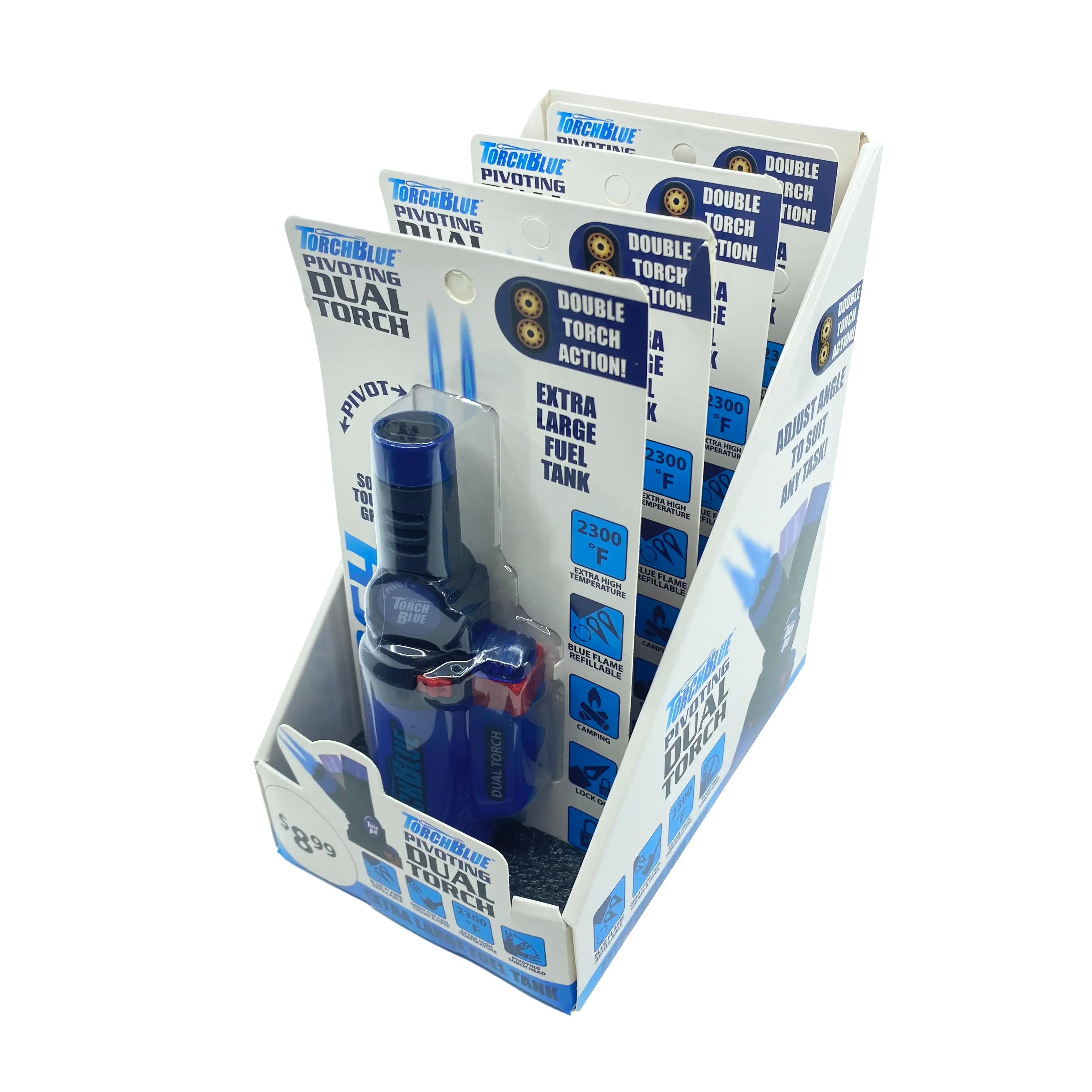 Grilling Center Assortment Floor Display - 71 Pieces Per Retail Ready Display 88403 TORCH BLUE