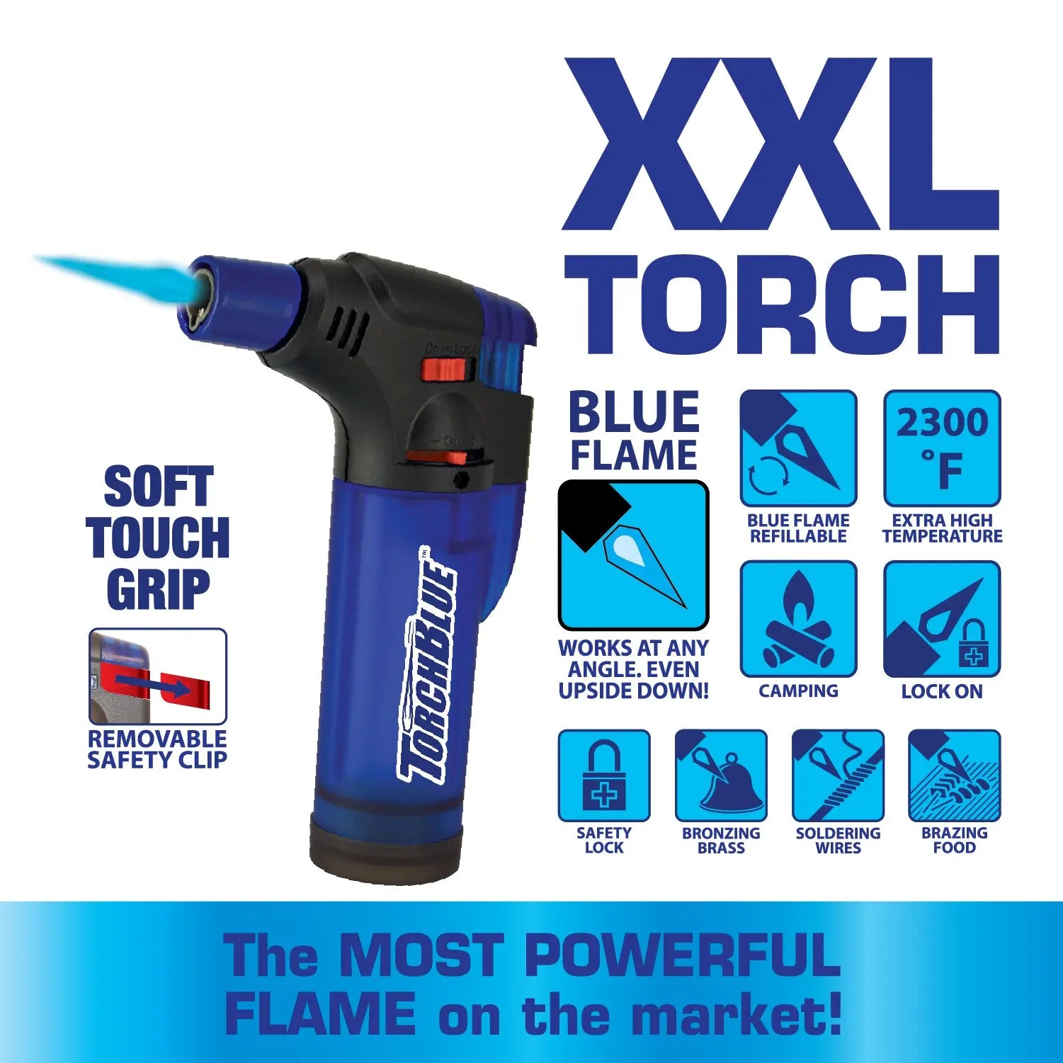 Grilling Center Assortment Floor Display - 80 Pieces Per Retail Ready Display 88401 TORCH BLUE