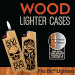 Wood Lighter Case - 12 Pieces Per Retail Ready Display 23223 SMOKEZILLA