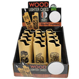 Wood Lighter Case - 12 Pieces Per Retail Ready Display 23223 SMOKEZILLA