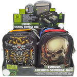 Smell Proof Canvas Lock Bag with Tool Organizer - 4 Pieces Per Retail Ready Display 23232 SMOKEZILLA