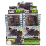 Waterproof Sport Camera with Micro Sd Card - 4 Pieces Per Retail Ready Display 23237 GADGET GEAR