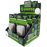 Wireless Earbuds Glow in The Dark with Case - 6 Pieces Per Retail Ready Display 23250 GADGET GEAR