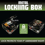 Metal Locking Storage Box with Roll Tray - 6 Pieces Per Retail Ready Display 23254 SMOKEZILLA