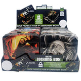 Metal Locking Storage Box with Roll Tray - 6 Pieces Per Retail Ready Display 23254 SMOKEZILLA