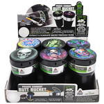 Printed Lid Butt Bucket Ashtray with Power Exhaust Fan - 6 Pieces Per Retail Ready Display 23255 SMOKEZILLA