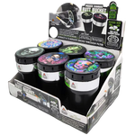 Printed Lid Butt Bucket Ashtray with Power Exhaust Fan - 6 Pieces Per Retail Ready Display 23255 SMOKEZILLA