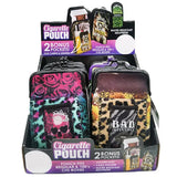 Neoprene Cigarette Pouch with Pocket - 8 Pieces Per Retail Ready Display 23261 SMOKEZILLA