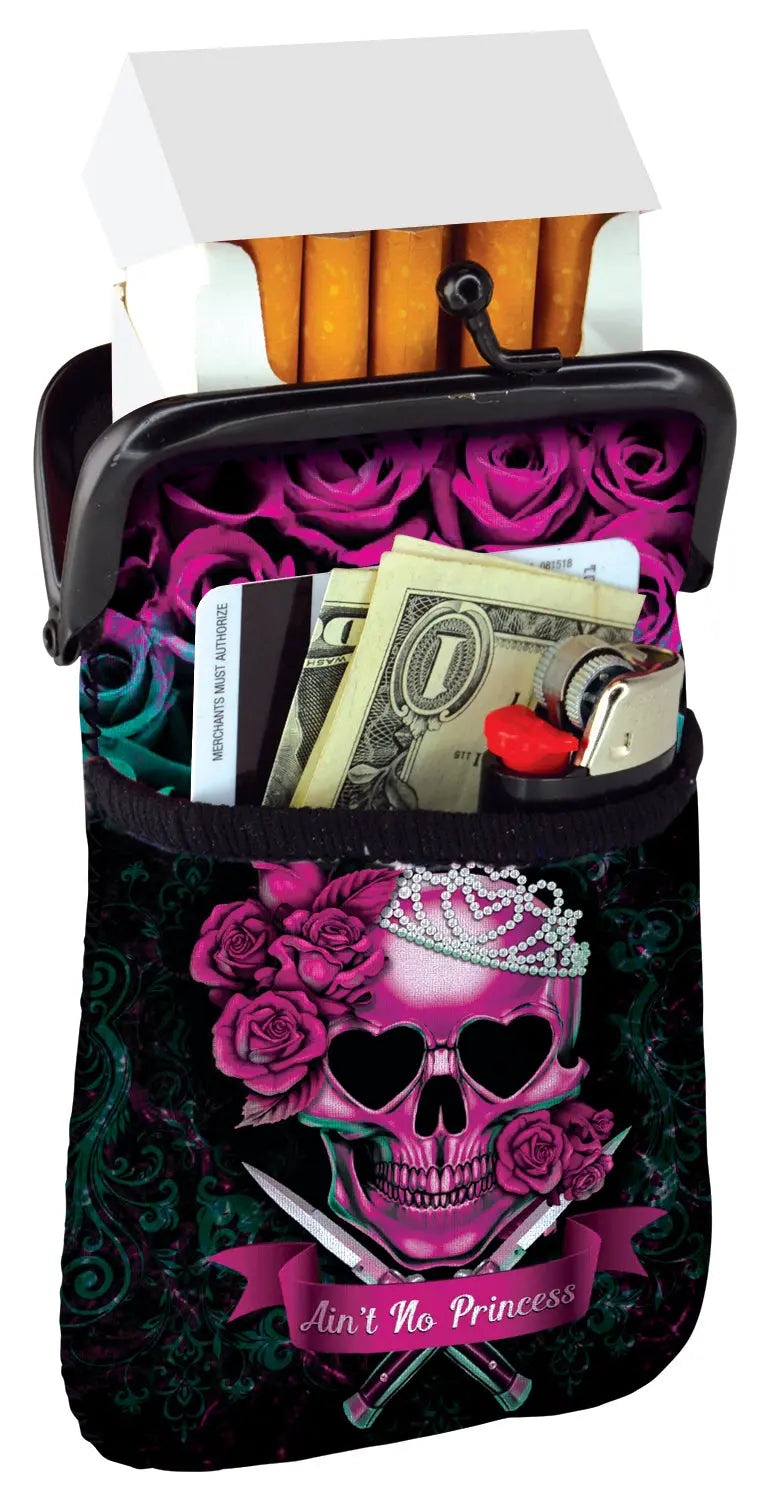 Neoprene Cigarette Pouch with Pocket - 8 Pieces Per Retail Ready Display 23262 SMOKEZILLA