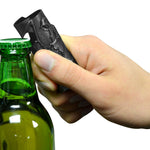 Black Metal Mystic Lighter Case with Bottle Opener - 12 Pieces Per Retail Ready Display 23263 SMOKEZILLA