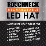 Roughneck LED Light Hat 6 Pieces Per Retail Ready Display 23274 ROUGHNECK
