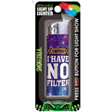 Light-Up Lighter with Blister Pack - 12 Pieces Per Pack 23282 SMOKEZILLA