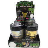 Skull Butt Bucket Ashtray - 6 Pieces Per Retail Ready Display 23301 SMOKEZILLA