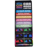 Car Mood Lighting with Remote Control - 6 Pieces Per Retail Ready Display 23307 CAR VIBEZ