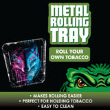 Metal Rolling Tray - 6 Pieces Per Retail Ready Display 23228 SMOKEZILLA