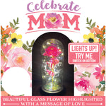 Mother's Day Celebrate Mom Jumbo Glass Keepsake - 2 Pieces Per Retail Ready Display 23338 KIPP BROTHERS