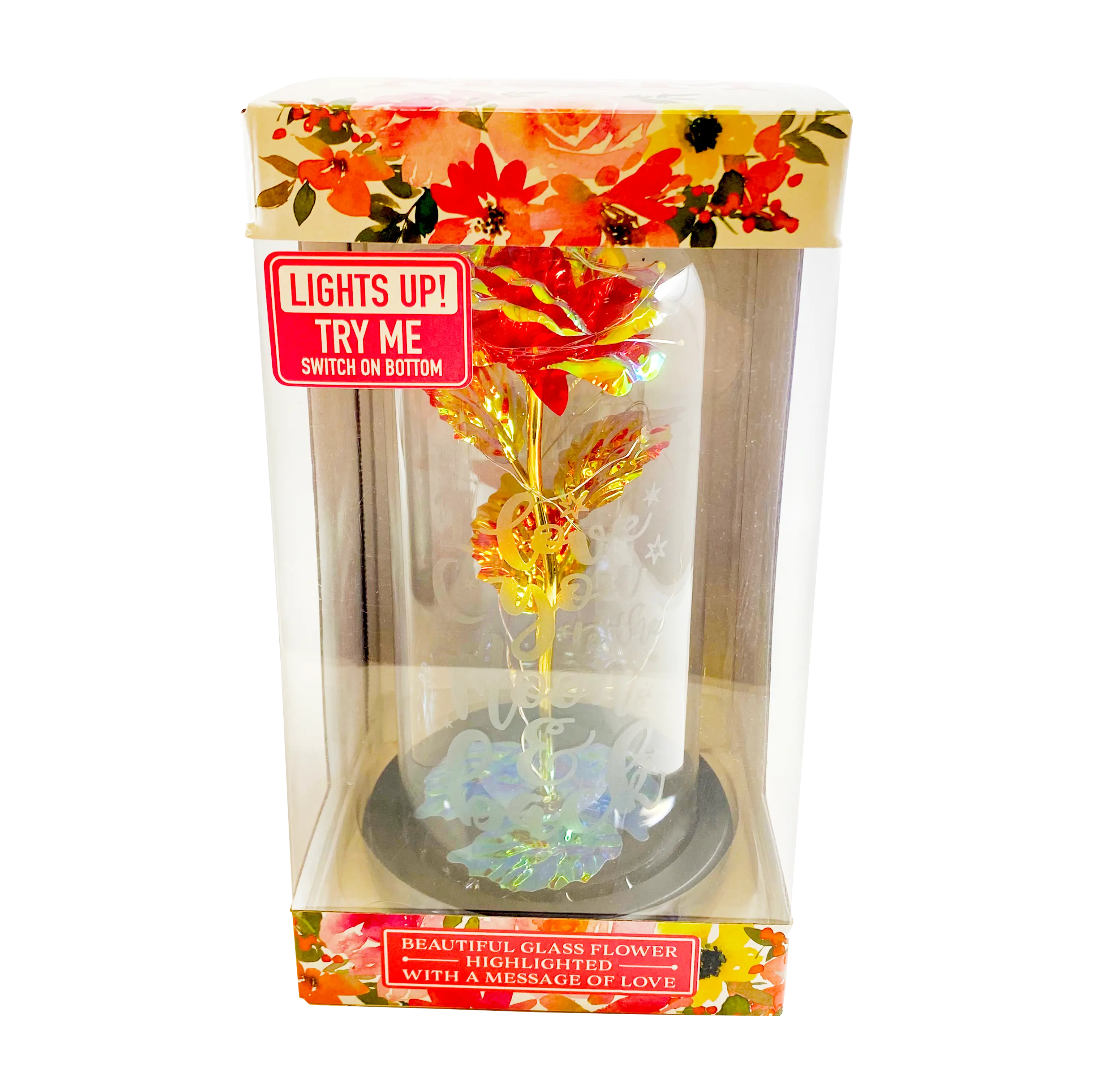 Mother's Day Celebrate Mom Jumbo Glass Keepsake - 2 Pieces Per Retail Ready Display 23338 KIPP BROTHERS