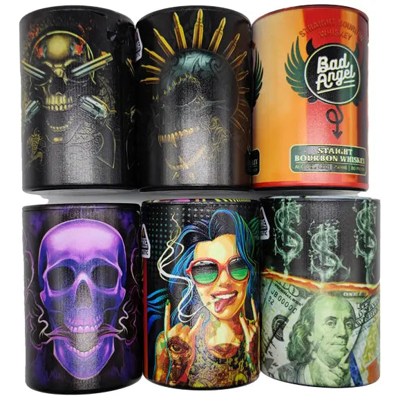 Full Print Butt Bucket Ashtray with LED Light - 6 Pieces Per Retail Ready Display 23385 SMOKEZILLA