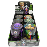 Full Print Butt Bucket Ashtray with LED Light - 6 Pieces Per Retail Ready Display 23385 SMOKEZILLA