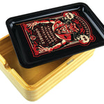 Metal Roll Tray with Magnetic Storage Box - 6 Pieces Per Retail Ready Display 23395 SMOKEZILLA
