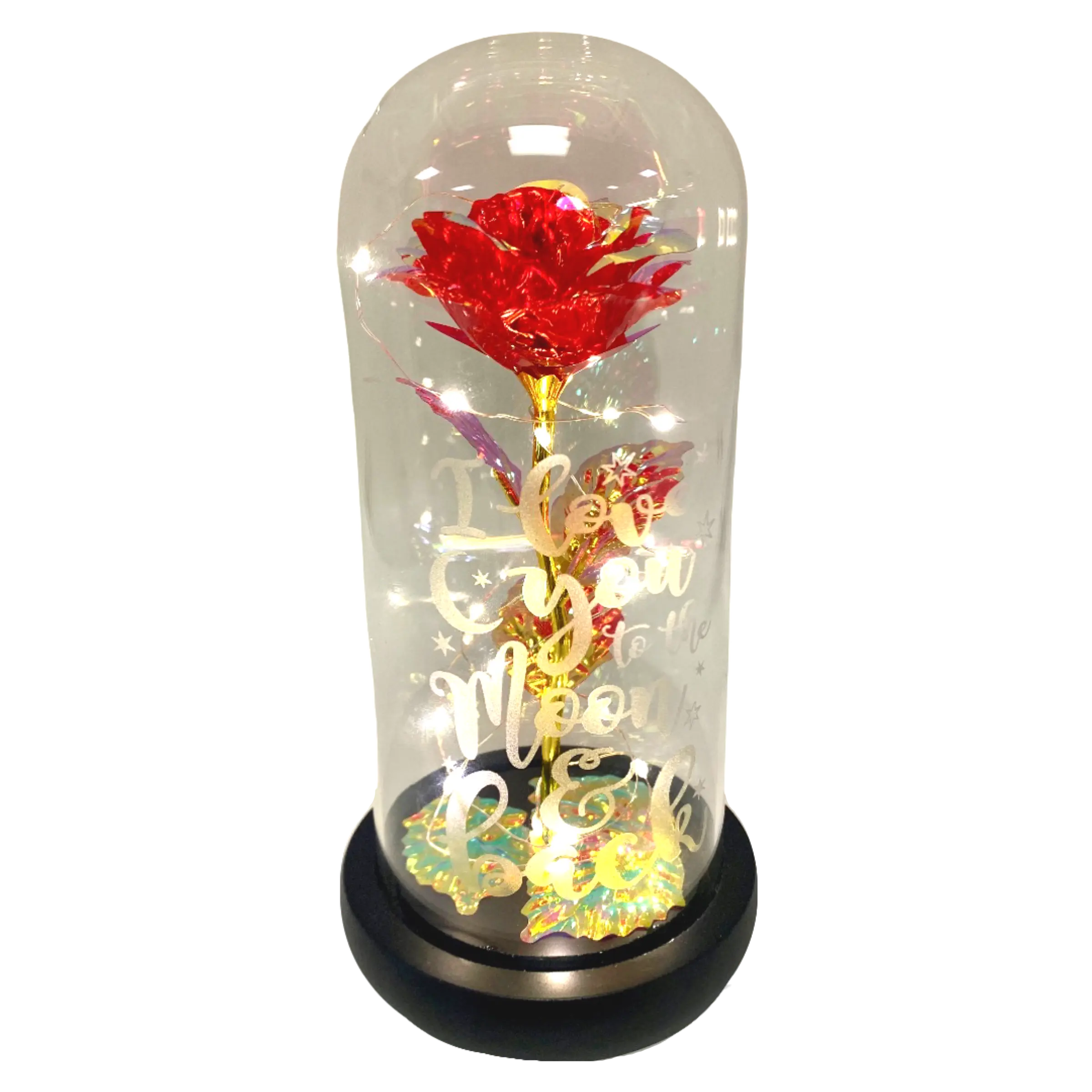 Valentine's Day Celebrate Love Jumbo Glass Keepsake - 2 Pieces Per Retail Ready Display 23400 KIPP BROTHERS