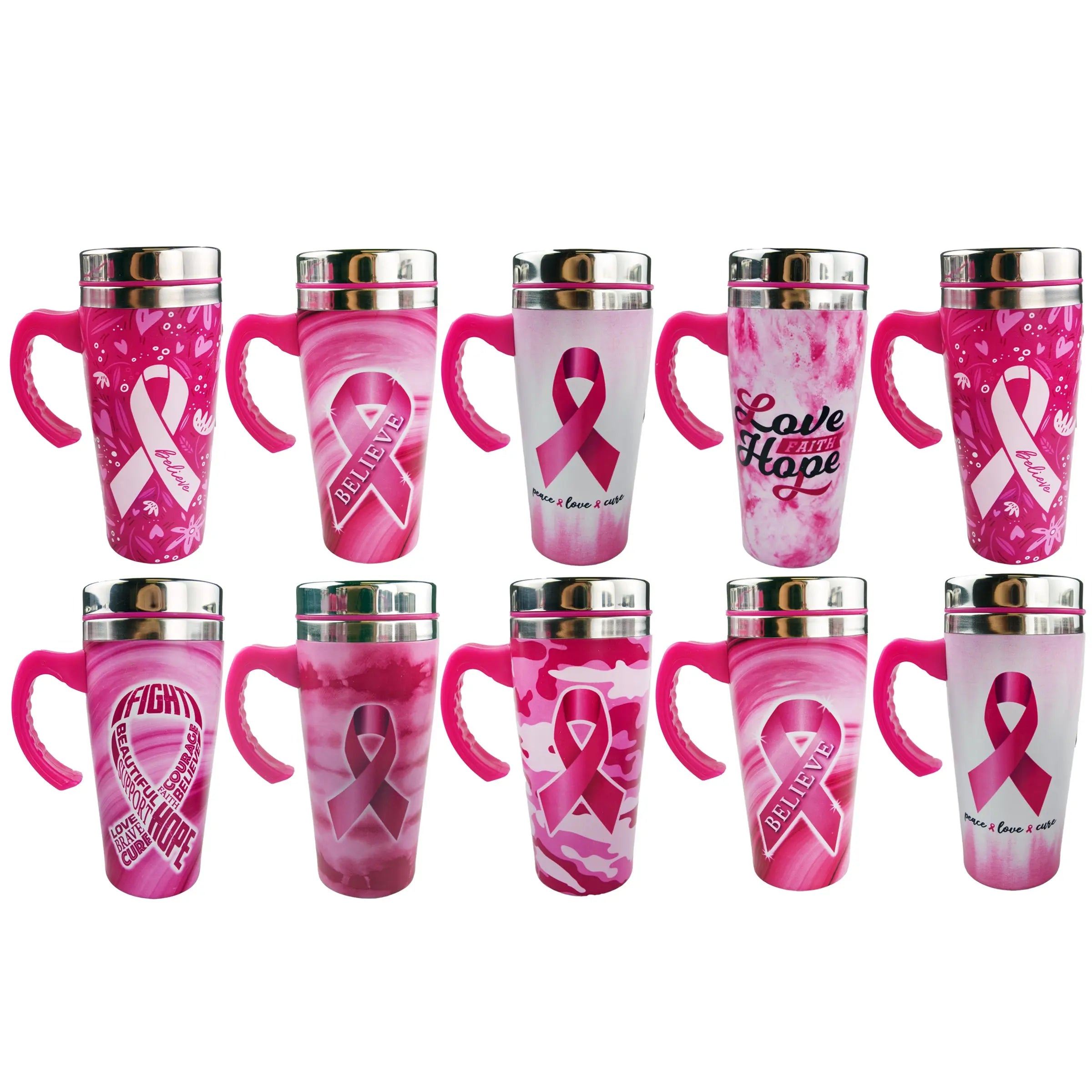 Breast Cancer Awareness Pink Assortment Floor Display - 117 Pieces Per Retail Ready Display 88417 NOVELTY INC