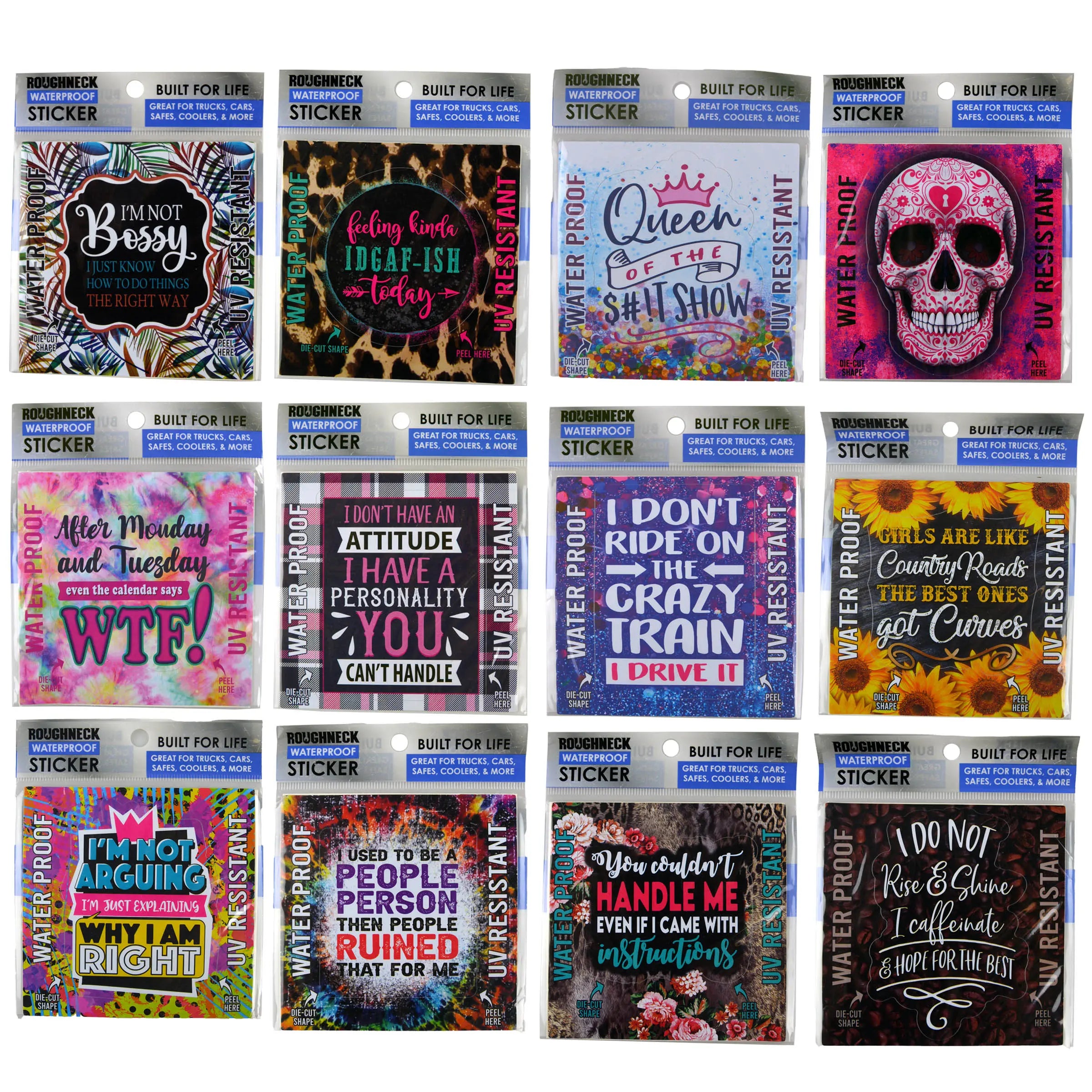 30 oz Insulated Stainless-Steel Cup with Handle Assortment Floor Display - 54 Pieces Per Retail Ready Display 88408 ROUGHNECK