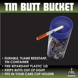 Metal Butt Bucket Ashtray - 12 Pieces Per Retail Ready Display 23474 SMOKEZILLA