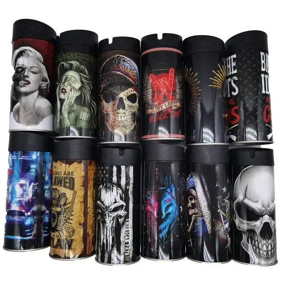 Metal Butt Bucket Ashtray - 12 Pieces Per Retail Ready Display 23474 SMOKEZILLA