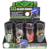 Metal Butt Bucket Ashtray - 12 Pieces Per Retail Ready Display 23474 SMOKEZILLA
