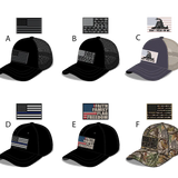 Patriotic American Flag Trucker Hat - 6 Pieces Per Retail Ready Display 23505 TAC GEAR