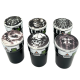 Glow In The Dark Lid Butt Bucket Ashtray with LED Light - 6 Per Retail Ready Wholesale Display 23543 SMOKEZILLA