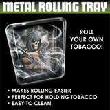 Metal Roll Tray- 6 Pieces Per Retail Ready Display 23546 SMOKEZILLA