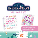 Inspirational Glass Keepsake - 6 Pieces Per Retail Ready Display 23574 KIPP BROTHERS