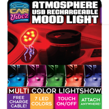 Mood Light Magnetic Lamp with Charging Cable - 12 Pieces Per Retail Ready Display 23576 CAR VIBEZ