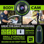Body Cam with Micro Sd Card - 4 Pieces Per Retail Ready Display 23591 GADGET GEAR