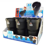 Butt Bucket Ashtray XXL Black Design - 6 Per Retail Ready Display 23595 NOVELTY INC